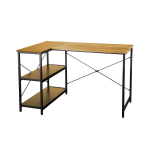 Kirjutuslaud Home4you Hedvig, 120x80x76cm, pruun/must
