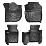 Auto kummimatid mustad 3d honda hr-v ii (2015-2021) rizline