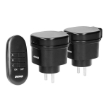 Juhtmevaba minipistikupesa komplekt, mida juhib kaugjuhtimispult 2+1 IP44 OR-GB-441(GS) schuko