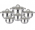 Kastrulite komplekt, 12 osa