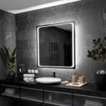 Peegel LED-valgustusega Vannituppa, Magamistuppa, Elutuppa - Barcelona - 60 cm, 60 cm, LED Veidrodis Modelis - Barcelona 60 cm x 60 cm