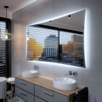 Peegel LED-valgustusega Vannituppa, Magamistuppa, Elutuppa - Lisbon - 170 cm, 80 cm, LED Veidrodis Modelis - Lisbon 170 cm x 80 cm