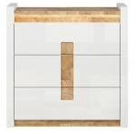 Kummut BRW Alameda S, valge/pruun