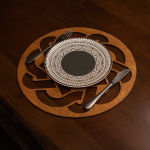 Stalo kilimėlio rinkinys (4 vienetai) Don - Walnut