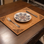 Stalo kilimėlio rinkinys (6 vienetai) Corpat - Walnut