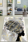 Kilimas (160 x 230) Zebra Hair Ş&ouml;nil Cotton