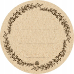 Isekleepuvad etiketid purkidele 20 tk