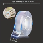 '1 tk &uuml;litugev kahepoolne kleeplint pestav korduvkasutatav veekindel l&auml;bipaistev kahepoolne teip, mis sobib k&ouml;&ouml;gi vannitoatarvete jaoks'