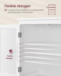 Abikapp Songmics, 30x60x110 cm, valge
