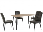 5-osaline s&ouml;&ouml;gitoa komplekt Notio Living, pruun/hall