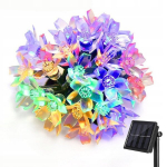 SOLAR tuled Aed KOMPONENT 5 meetrit 20 LED v&auml;rvilised lilled Lapsed