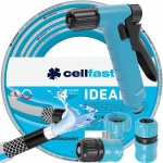 Cellfast Ideal aiavooliku komplekt 10-262, 3/4", 50m, PVC, 3 adapterit, pihustusp&uuml;stol, sinine