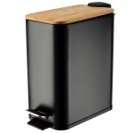 Vannitoa pr&uuml;gikast Bamboo Matt Black 5L