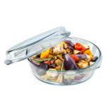 2,8L &uuml;mmargune klaasist kaanega ahjuvorm