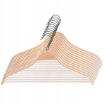 12x riidepuu Libisemisvastased puidust riidepuud