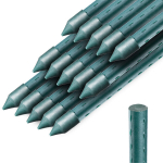 15x Taimevarras 120cm Tomat Flower Support kaetud terasest