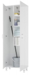 Seisev kapp mopi hoiuga Mea 179 cm, Valge