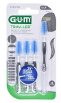 Sunstar GUM Interdentaalne harjake Trav-Ler 2,6mm, hall, 4 tk.