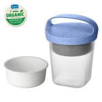Koziol BUDDY Snackpot with Lid - 0.5L Organic Blue