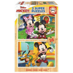Pusle Educa Mickey & Minnie ( 2 x 16 pcs)