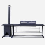 Meister XL. Topeltgrill boileriga ahjuga DM Grill