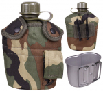 Turismipudel veepudel Mil-Tec LC2 US 1000 ml Woodland