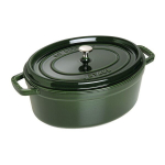 STAUB 40509-691-0 ovaalne malmpott - roheline 6,7 ltr