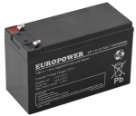 Aku AGM Europower EP seeria 12V 7.2Ah