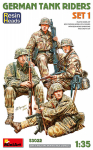 Liimitav mudel MiniArt 53022 German Tank Riders Set 1 Resin Heads 1/35
