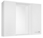 Kapp peegli ja LED valgusega Zoja, 70x60x14cm, valge