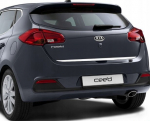 KIA Cee'd II HB JD - CHROM Kroomitud leheklapp