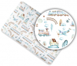 Voodilina kummiga puuvill My Baby,140x70