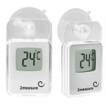 Elektrooniline aknatermomeeter iminapaga sees ja v&auml;ljas