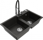 Graniidist k&ouml;&ouml;givalamu Mexen Tomas koos segisti ja sifooniga, must/kuldne