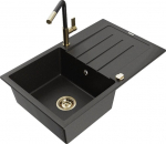 Graniidist k&ouml;&ouml;givalamu Mexen Bruno koos segisti ja sifooniga, Metallic black/gold/black/gold