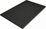 Mexen Amon ristk&uuml;likukujuline SMC du&scaron;ialus 120 x 90 cm, must - 4F709012