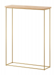 Konsoollaud ADRK Furniture Sili, kuldne/pruun