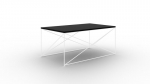Kohvilaud ADRK Furniture Dante, valge/must