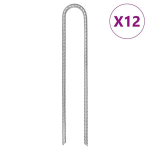 U-kujulised telgivaiad 12 tk, 30 cm &Oslash;7 mm, tsingitud teras