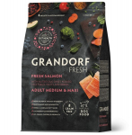 Grandorf Fresh keskmist ja suurt t&otilde;ugu t&auml;iskasvanud koertele l&otilde;hega, 3kg