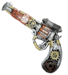 P&uuml;stol Steampunk 32cm