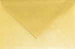 Dekoratiivsed metalliseeritud &uuml;mbrikud, Sirio Pearl C7 8,1x11,4 Aurum gold 25tk. 110g