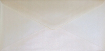 Metalliseeritud dekoratiivsed &uuml;mbrikud, Sirio Pearl DL 11x22 Oyster Shell ecru 25tk. 110g