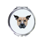 Staffordshire Bullterjer - peegel pildiga ja geomeetrilise m&auml;rgiga br&auml;ndilt Art-Dog, XS