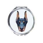 Dobermann I - peegel pildiga ja geomeetrilise m&auml;rgiga br&auml;ndilt Art-Dog, XS