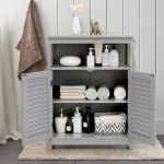 Costway vannitoakapp Puidust hoiukapp 60 x 30 x 80 cm hall
