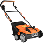 Costway Elektriline kobesti/muru&otilde;hutaja 1800W,67x58x86-104 cm,oranž