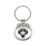 Deerhound - geomeetriline v&otilde;tmehoidja ripats pildi ja tekstiga Art-Dog, XS