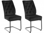 2-tooline komplekt Notio Living Sawa, must