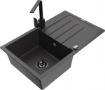 Graniidist k&ouml;&ouml;givalamu Mexen Bruno segisti ja sifooniga, Black granite/Black